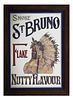 St. Bruno's Flake Tobacco Mirror, Indian Chief