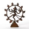 19TH C. BRONZE SHIVA AS LORD OF THE DANCE FIGURE, INDIA