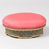 Continental Painted and Parcel-Gilt Foot Stool