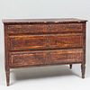 Italian Neoclassical Grain Painted Chest of Drawers