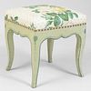 Louis XV Style Green Painted Tabouret, Colefax & Fowler