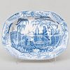 Davenport Transfer Printed Chinoiserie Well and Tree Platter