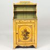 George III Yellow and Polychrome Painted Chiffonier