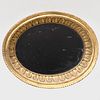 Continental Giltwood Oval Mirror