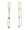 Jordan Schlanger 18k Gold Diamond Dots Earrings 