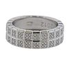 Chopard Ice Cube Diamond 18K Gold  Wedding Band Ring