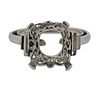 Art Deco Platinum Diamond Engagement Ring Setting 