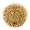 A Diamond Ancient Macedonian Greek Coin Ring