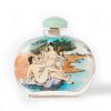 19TH C. GLASS CHINESE PAINTED SNUFF BOTTLE