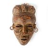 AFRICAN HAND CARVED TRIBAL MASK