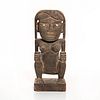 AFRICAN CARVED WOOD MATERNITY SCULPTURE