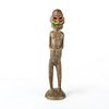 LARGE TRIBAL HANDCRAFTED WOODEN FERTILITY FIGURE