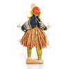 KWENI AFRICAN DANCE DOLL ON WOODEN BASE