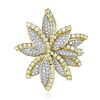 Wander Diamond Flower Brooch/Pendant