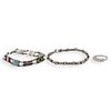 (3 Pc) Sterling Silver Bracelet and Ring