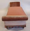 Antique Upholstered Daybed Signed Stonleigh
