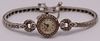 JEWELRY. Mathey Tissot 14kt Gold and Diamond Watch