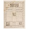 Assensivs, Franciscvs. Varias Literarvum Formas. Engraving, 18.5 x 14.5" (47 x 37 cm). Dedicated to: "Carolo III Hispaniarvm et Indiarvm Regi".