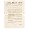 Gainza, Gavino. Reglamento sobre la Unión al Imperio Mexicano. Guatemala, 9 de Enero de 1822.