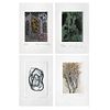 PEDRO FRIEDEBERG, ROGER VON GUNTEN, GILDA CASTILLO & PILAR BORDES, Artistas en México, Grabados 38 / 50, 3.5 x 2.7" (9 x 7 cm), Pieces: 3