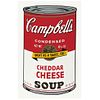 ANDY WARHOL, II.63: Campbell's Cheedar Cheese Shoup, With seal on the back "Fill in your own signature",Serigraph, 31.8 x 18.8" (81 x 48 cm)