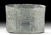 Fine Bactrian Schist Bowl w/ Incised Decorations