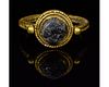 MEDIEVAL GOLD RING WITH CABOCHON
