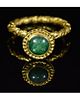 MEDIEVAL GOLD RING WITH EMERALD