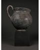 ETRUSCAN BLACKWARE CUP WITH HANDLE