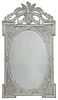Venetian Etched and Mirror Framed Mirror 