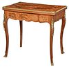 Louis XV Style Mahogany Marquetry Games Table