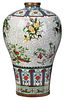 Large Baluster Form Chinese Cloisonne Vase