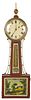 Federal Eglomise Willard's Patent Banjo Clock 
