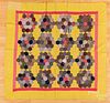 Honeycomb quilt, late 19th c.