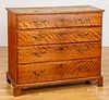 New England Chippendale chest of drawers.