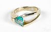 14K gold and topaz ring