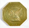 1851 Humbert 880 thous fifty dollar gold slug