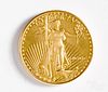 American Eagle 1 ozt. fine gold coin.