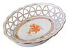 Herend Chinese Bouquet Rust Porcelain Tray