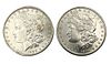 1890 and 1890-S Morgan Silver Dollar Coin Lot