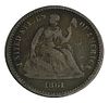 1861 Seated Liberty Half Dime Coin