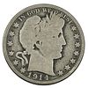 1914 Key Date Barber Half Dollar Coin