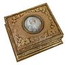 French Gilt Bronze Portrait Vanity Box