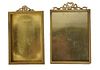 Pair of Gold Gilt Brass Picture Frames