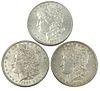 1881-O 1891 and 1902-O Morgan Silver Dollar Coin L