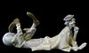 Lladro #1353 Lady with Girl Porcelain