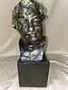 French Bronze Sculpture Head of Balzac  August Rodin