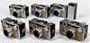 Group of 6 Argus C3 Matchmatic 35mm Cameras