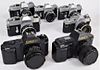 Group of 7 Canon 35mm SLR Cameras #1