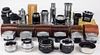 Group of Exakta Camera Lenses and Accessories